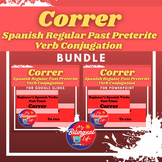 Correr - Spanish Regular -ER Past Preterite tense Verb Con