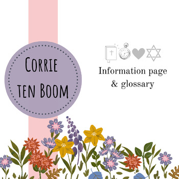 Preview of Corrie ten Boom Activity/Resource - Information Pages & Glossary