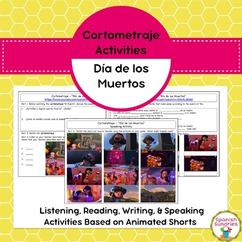 Preview of Cortometraje Activities:  Día de los Muertos