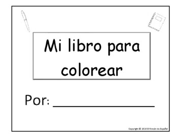 Cosas de Clase: Coloring pages by El Rincon de Espanol | TpT