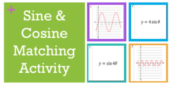 Preview of Cosine and Sine Matching Graph Activity