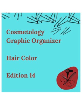 Preview of Cosmetology Graphic Organizer Hair Coloring Edition 14