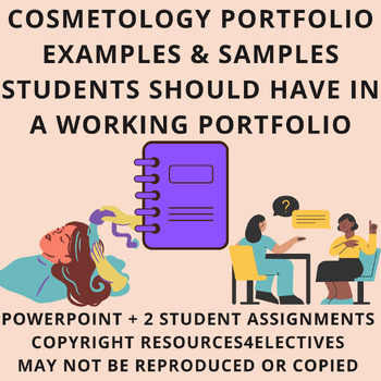 Preview of Cosmetology Lesson Plans - Creating a Working Portfolio - PPT w/ 2 Assignments