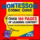 Cosmic GUIDE BUNDLE: Lessons, Montessori Math help & Langu