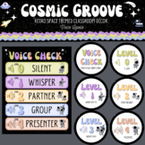 Cosmic Groove Classroom Décor - Retro Space Themed Voice L
