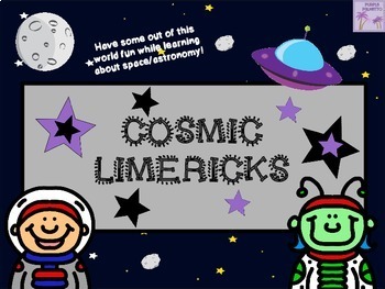 Preview of "Cosmic" Limericks - An "Out Of This World" Creative Poetry Project!