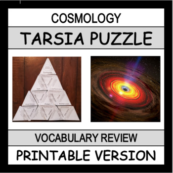 Preview of Cosmology TARSIA Puzzle | Print, Cut & Ready to Go