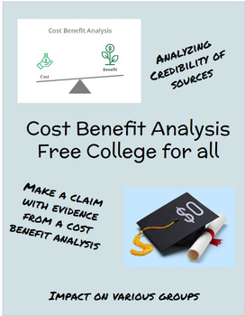 Preview of Cost Benefit Analysis - Free College