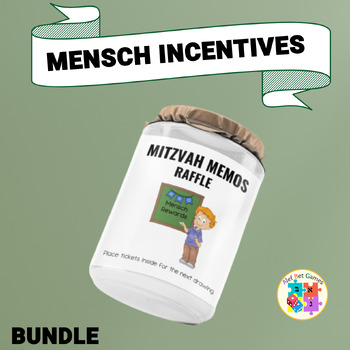 Preview of Mitzvah Memos & Mensch Reward Bundle