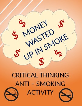 Preview of Cost of Smoking Activity - Great Red Ribbon Week Activity