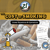 Cost of Smoking -- Linear Equations & Operations - 21st Ce