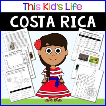 Preview of Costa Rica Country Study: Reading & Writing +Google Slides/PPT Distance Learning