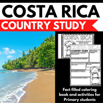 Preview of Costa Rica Country Study Research Project - Non Fiction Reading Comprehension