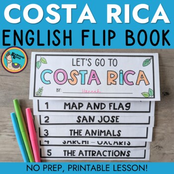 Preview of Costa Rica English Flip Book