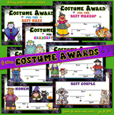 Costume Awards Printable Halloween Certificates Download