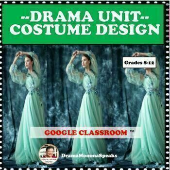Preview of Costume Design Unit Made With Google Slides