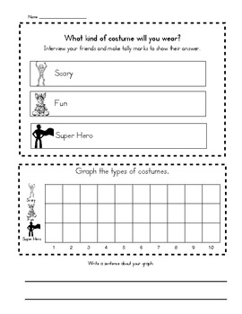 Costume Graphing by Keri Tisher | Teachers Pay Teachers