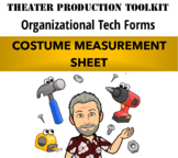 Costume Measurement Sheet [template]