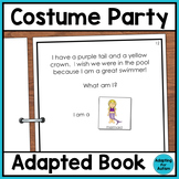 Costume Party Halloween Adaptive Book for Special Education