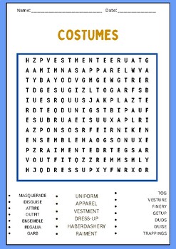 At The Carnival Printable Word Search Puzzle
