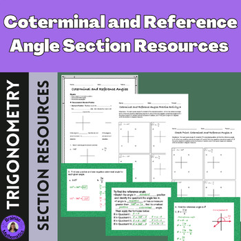 Preview of Coterminal and Reference Angle Section Resources