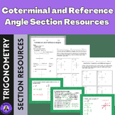 Coterminal and Reference Angle Section Resources
