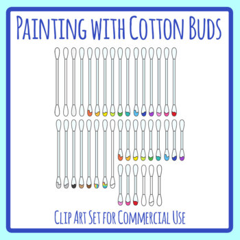 cotton buds clipart