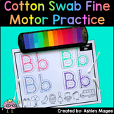 Cotton Swab Alphabet/Letter Fine Motor Practice Pages for 