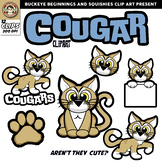 Cougar Clip Art {Squishies Clipart}