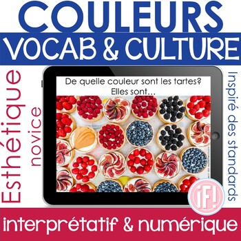 Preview of French Color Interpersonal Speaking Performance Task Novice No Prep