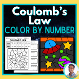 Coulomb's Law Color By Number | Physics