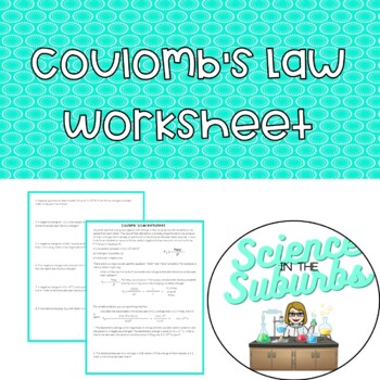 Preview of Coulomb's Law Worksheet