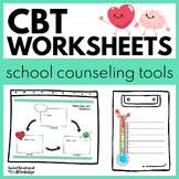 Counseling Activities | Reusable CBT Worksheets