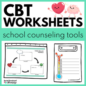 Preview of Counseling Activities | CBT Worksheets Individual Counseling
