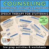 Counseling Activities for Stuttering | Speech Therapy