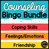 Counseling Games Bingo Bundle - Feelings, Friendship, Copi