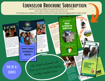Preview of Counseling Brochures -Diversity, Equity, and Inclusion Series