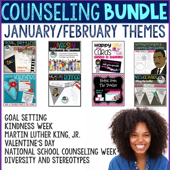 Preview of School Counseling Bundle Winter Activities