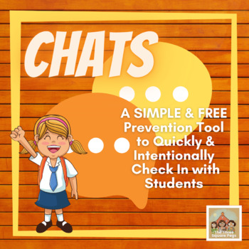 Preview of Counseling CHATS--Steps for Quick Prevention Check-Ins with Students