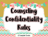 Counseling Confidentiality Rules {Fancy Set}
