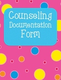 Counseling Documentation Form