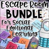 Escape Room Bundle for Social Emotional Learning | SEL Activities