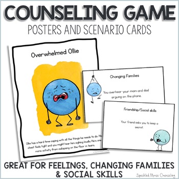 Preview of Counseling Game: Feelings, Changing Families & Social Skills