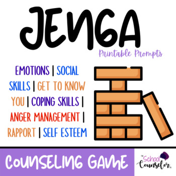 Preview of Counseling Game - Jenga (Complete Set) ** UPDATED