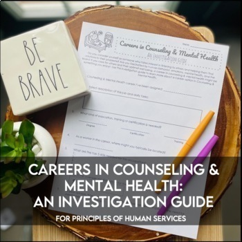 Preview of Counseling & Mental Health Careers: An Investigation Guide