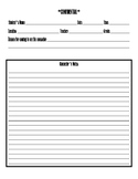 Counseling Notes Template