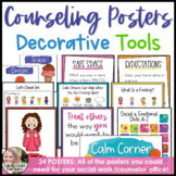 School Counseling Posters Office Decor & Tools