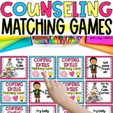 Counseling & SEL Matching Games Bundle, Bilingual Activities