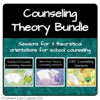 Preview of Counseling Theory Bundle - Solution-Focused, Narrative, CBT