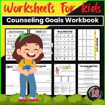 Preview of Counseling Worksheets Printable Kindergarten activities